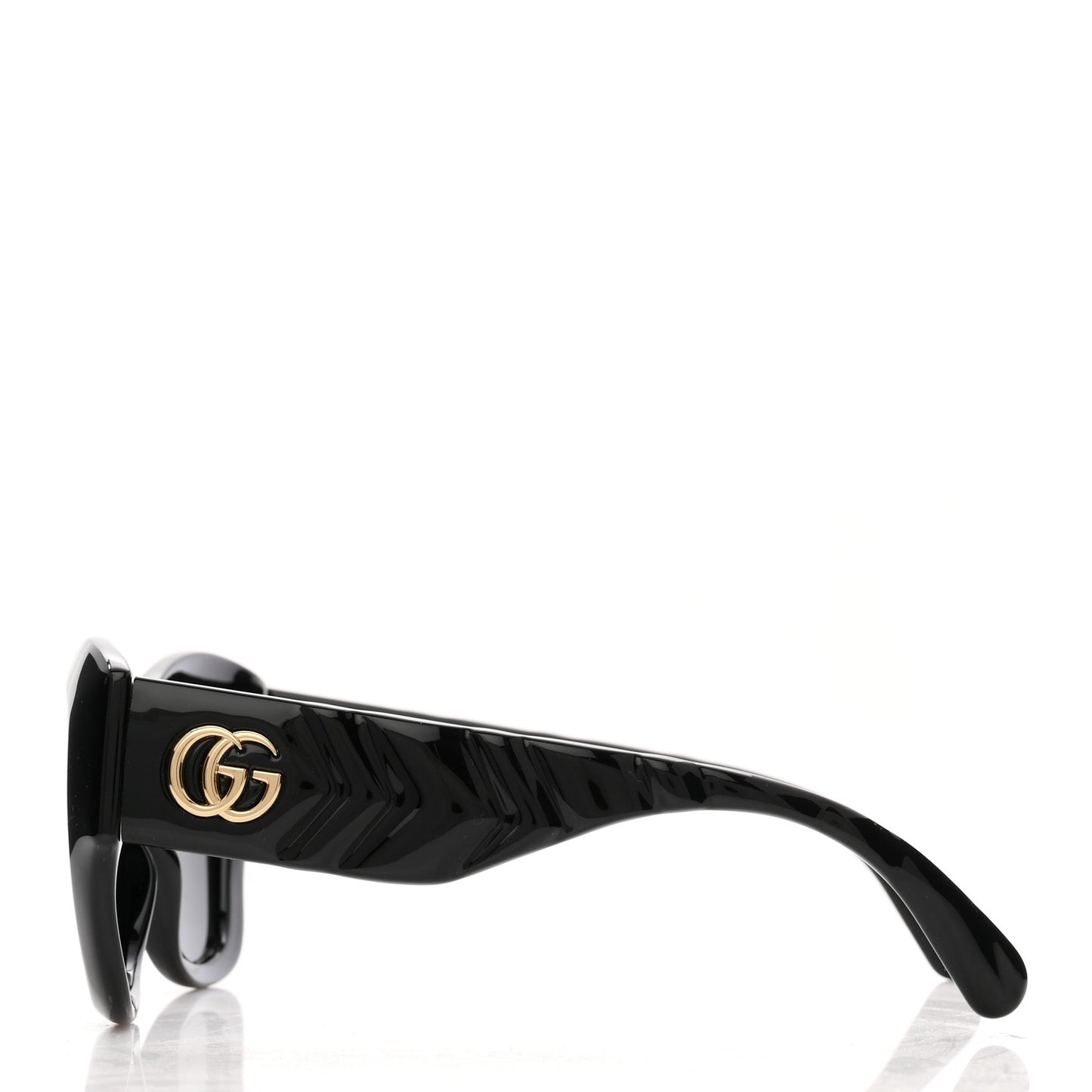 Acetate GG Butterfly Sunglasses GG0808S Black