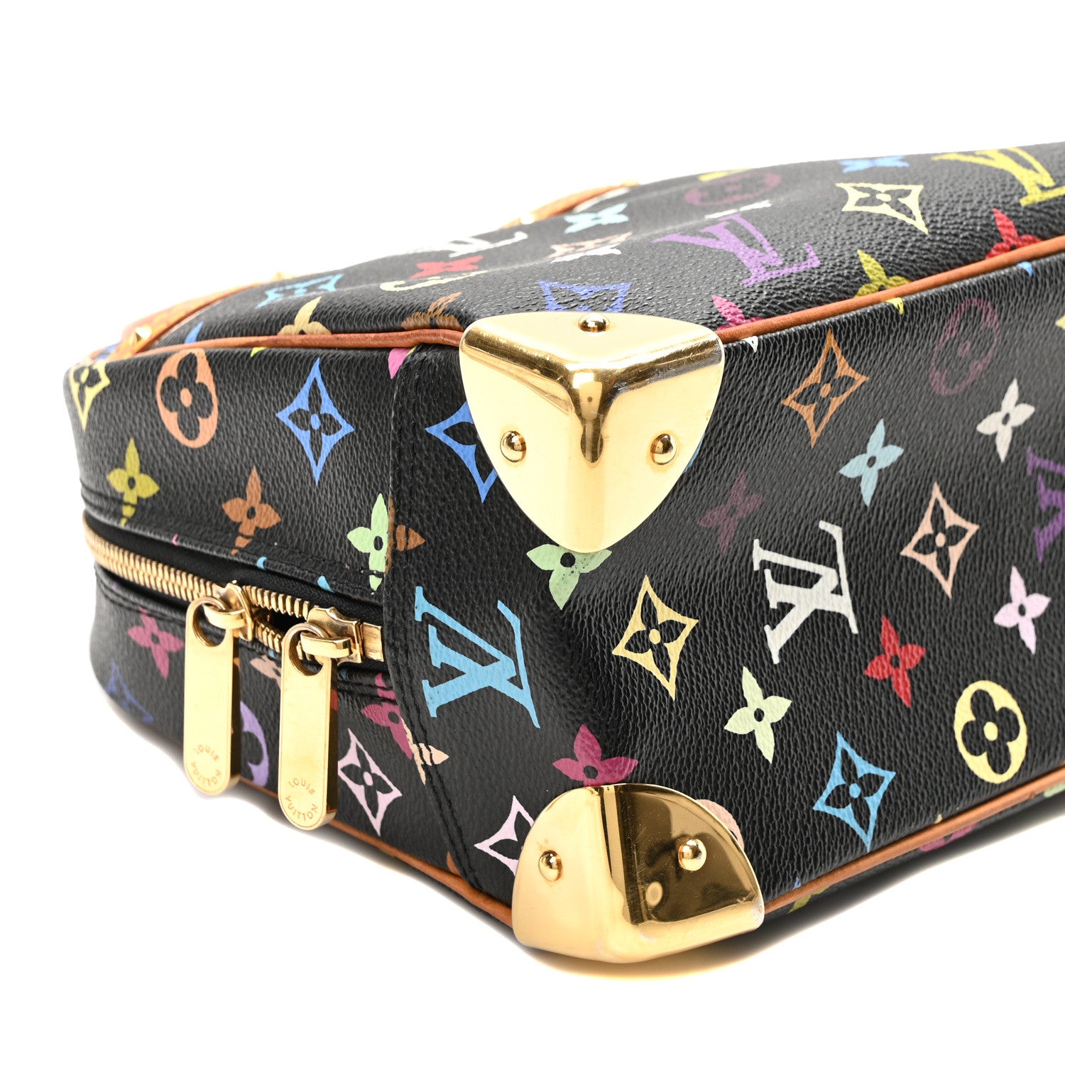 Louis Vuitton Monogram Multicolor Trouville Black 8 of 9