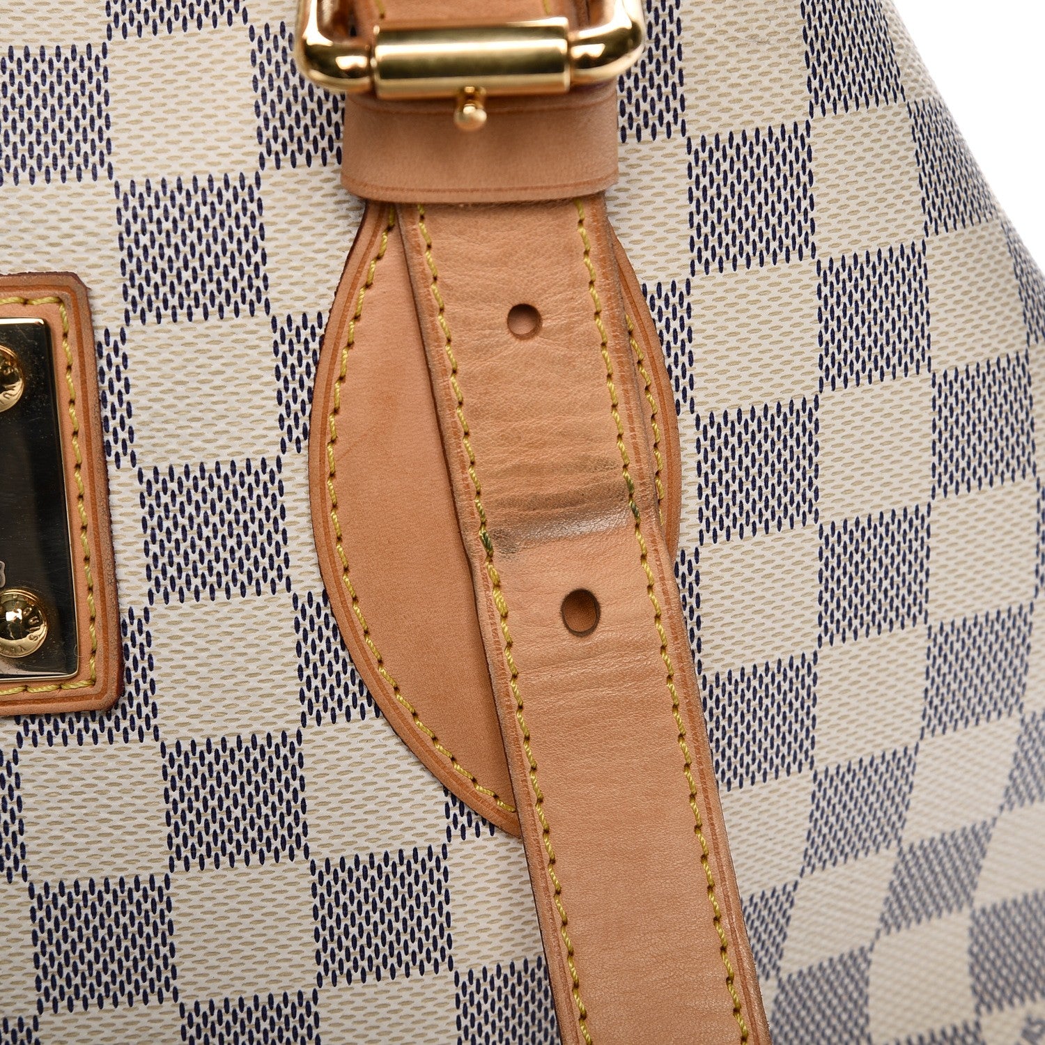 Louis Vuitton Damier Azur Hampstead MM 22 of 29