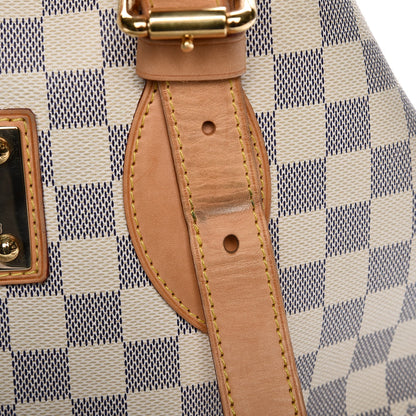 Louis Vuitton Damier Azur Hampstead MM 22 of 29
