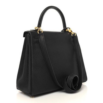 Hermes Togo Kelly Retourne 25 Black 3 of 12