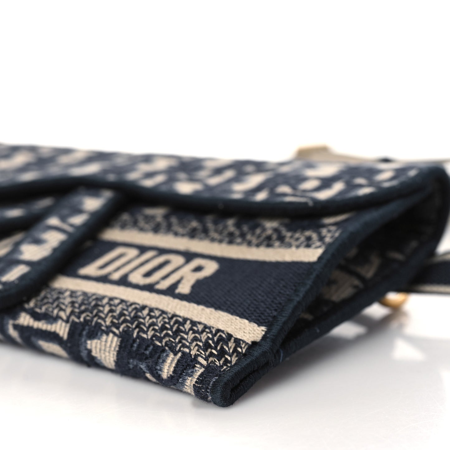 Oblique Slim Saddle Pouch Blue