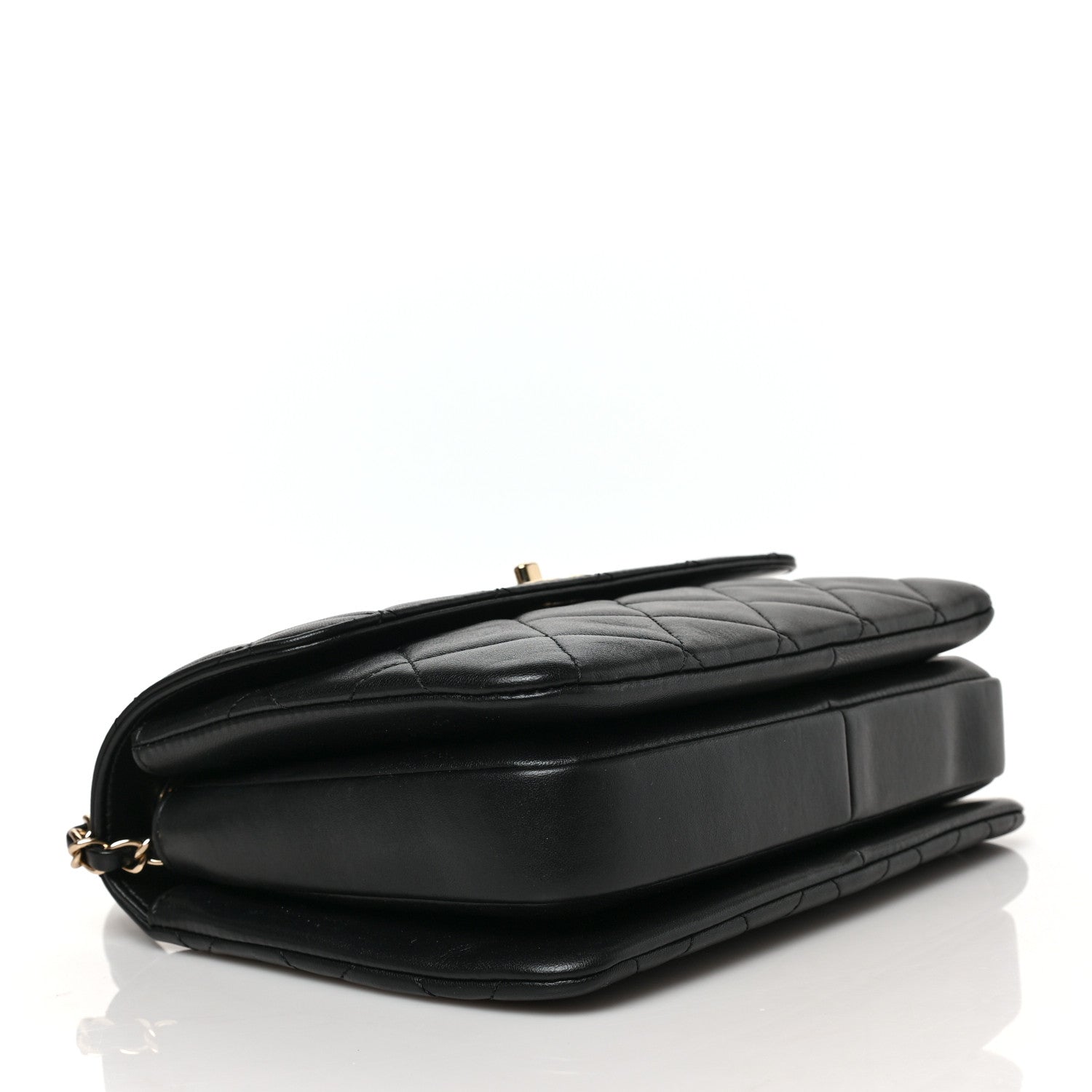 Chanel Lambskin Quilted Small Trendy CC Dual Handle Flap Bag Black 4 of 10
