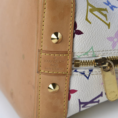 Louis Vuitton Monogram Multicolor Alma White 8 of 9