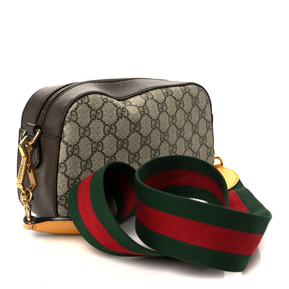 Gucci GG Supreme Monogram Web Neo Vintage Shoulder Bag Beige New Acero Crop 3 of 12