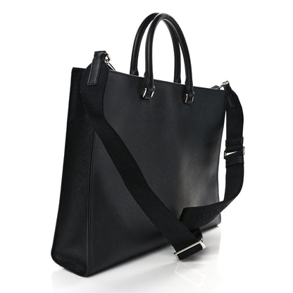 Prada Saffiano Cuir Tote Bag Black 2 of 8