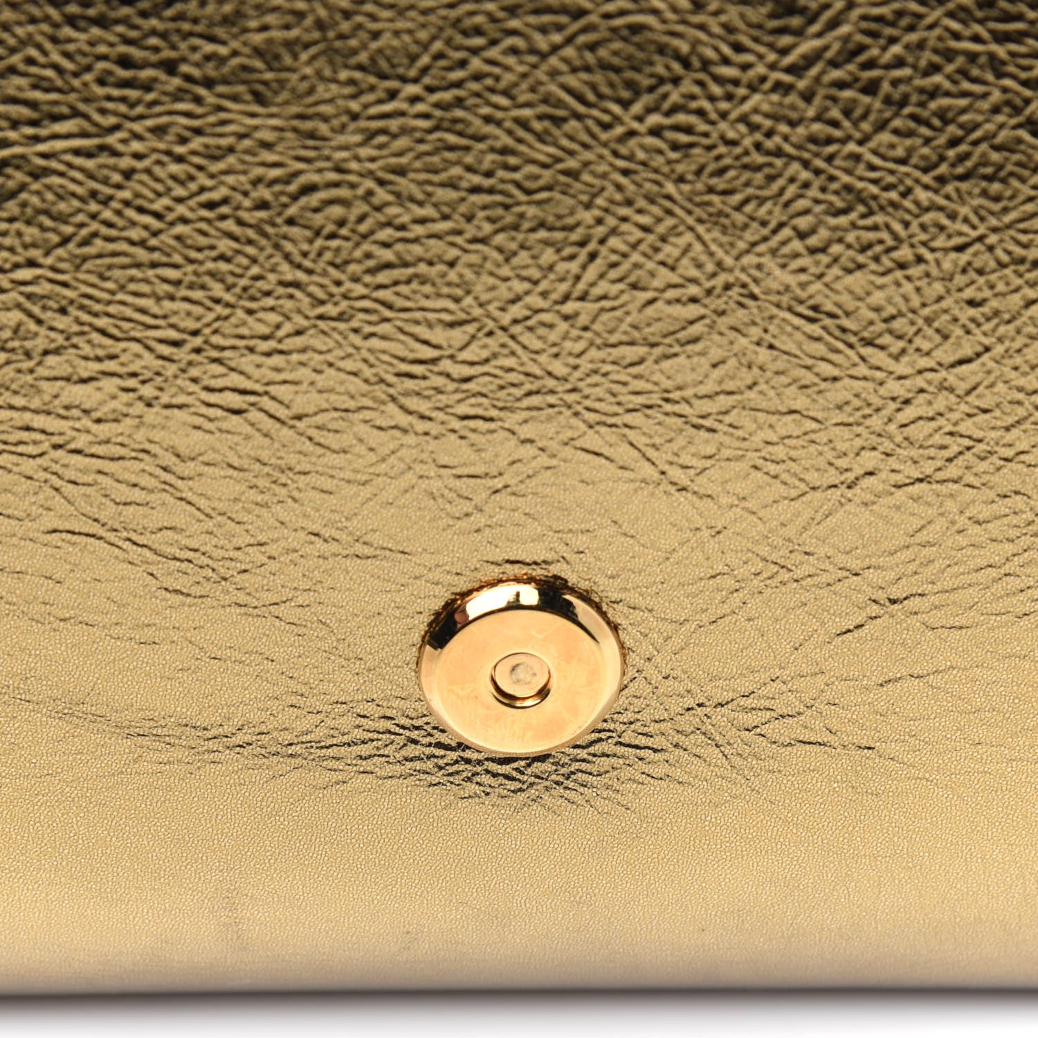 Saint Laurent Metallic Calfskin Monogram Large Belle De Jour Clutch Gold 10 of 19