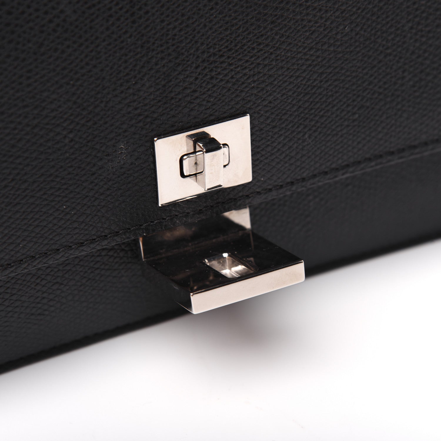 Celine Baby Grained Calfskin Small Case Flap Black 17 of 21