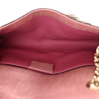 Gucci Ostrich Small Emily Chain Shoulder Bag Soft Pink 5 of 14