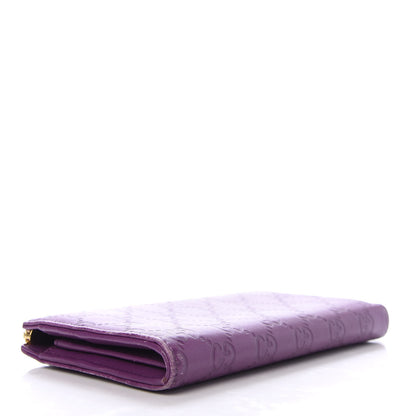 Gucci Guccissima Donna Long Wallet Purple 4 of 8