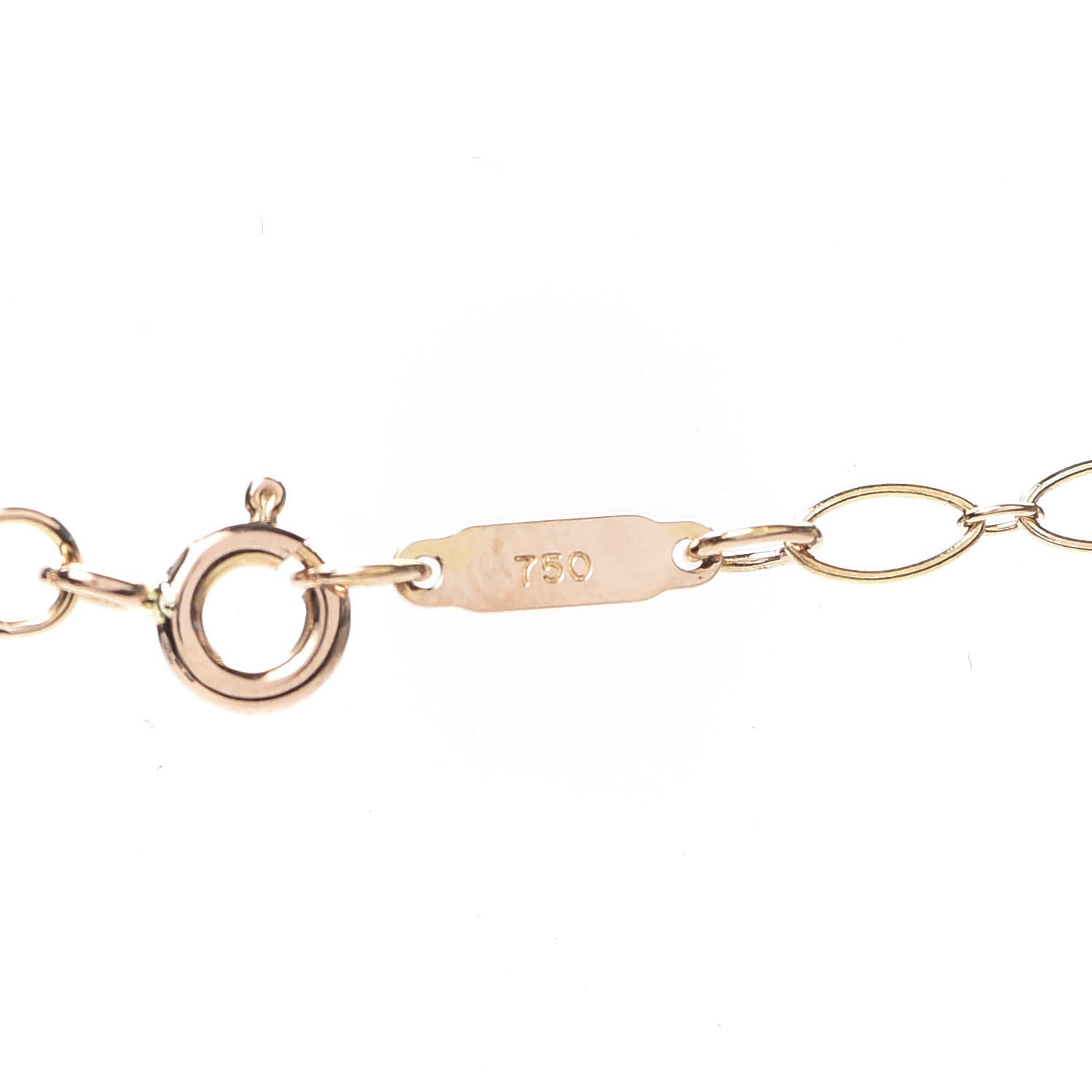 Tiffany 18K Rose Gold Knot Key Pendant Necklace 5 of 6