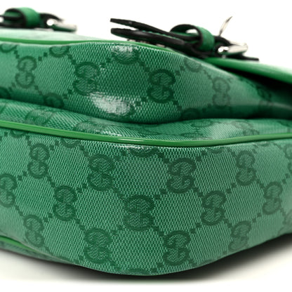 Gucci Monogram GG Childrens Messenger Bag Green 11 of 11