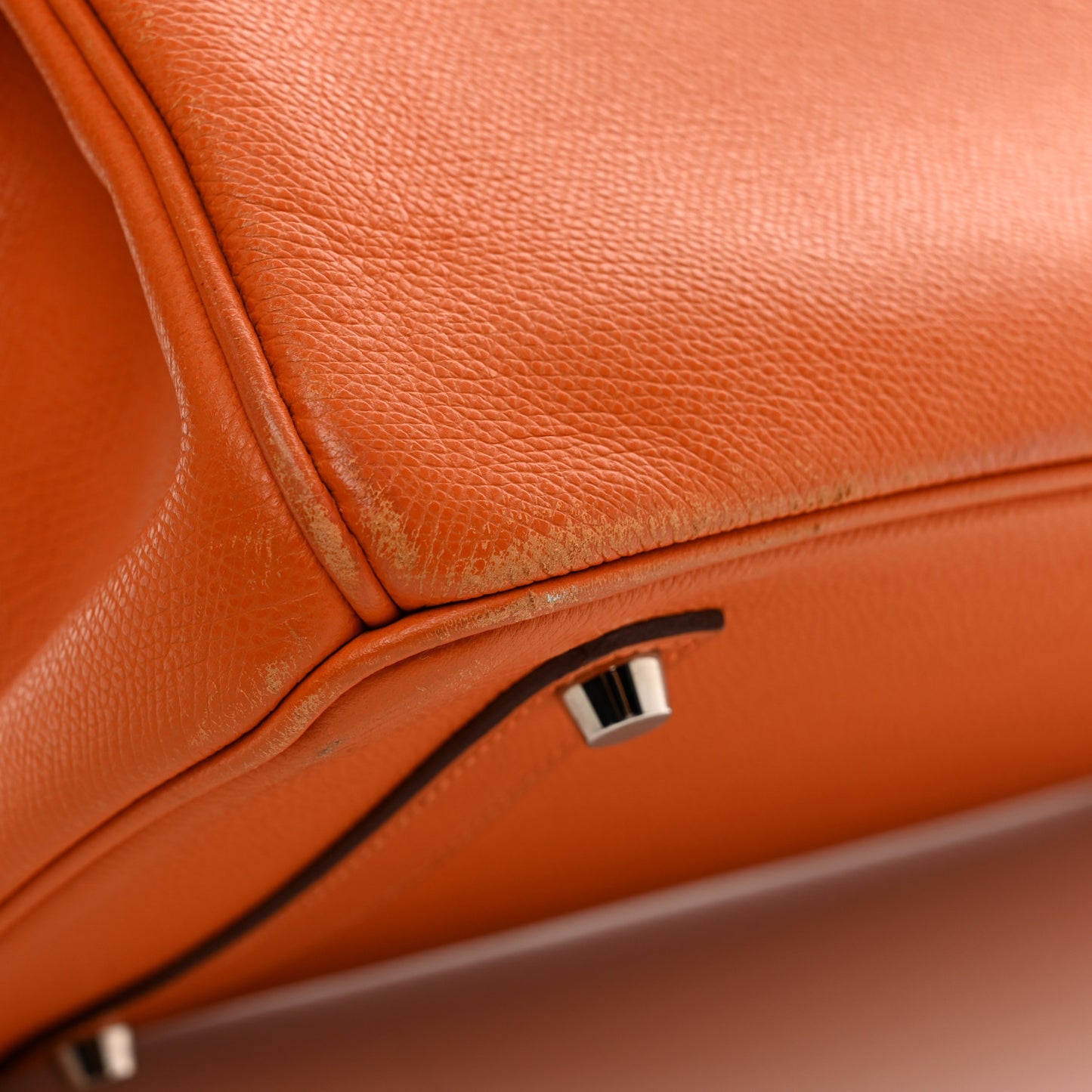 Epsom Birkin 35 Orange