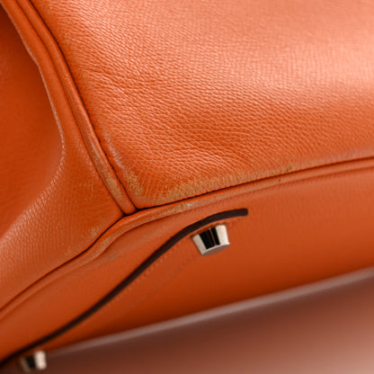 Hermes Epsom Birkin 35 Orange 12 of 16