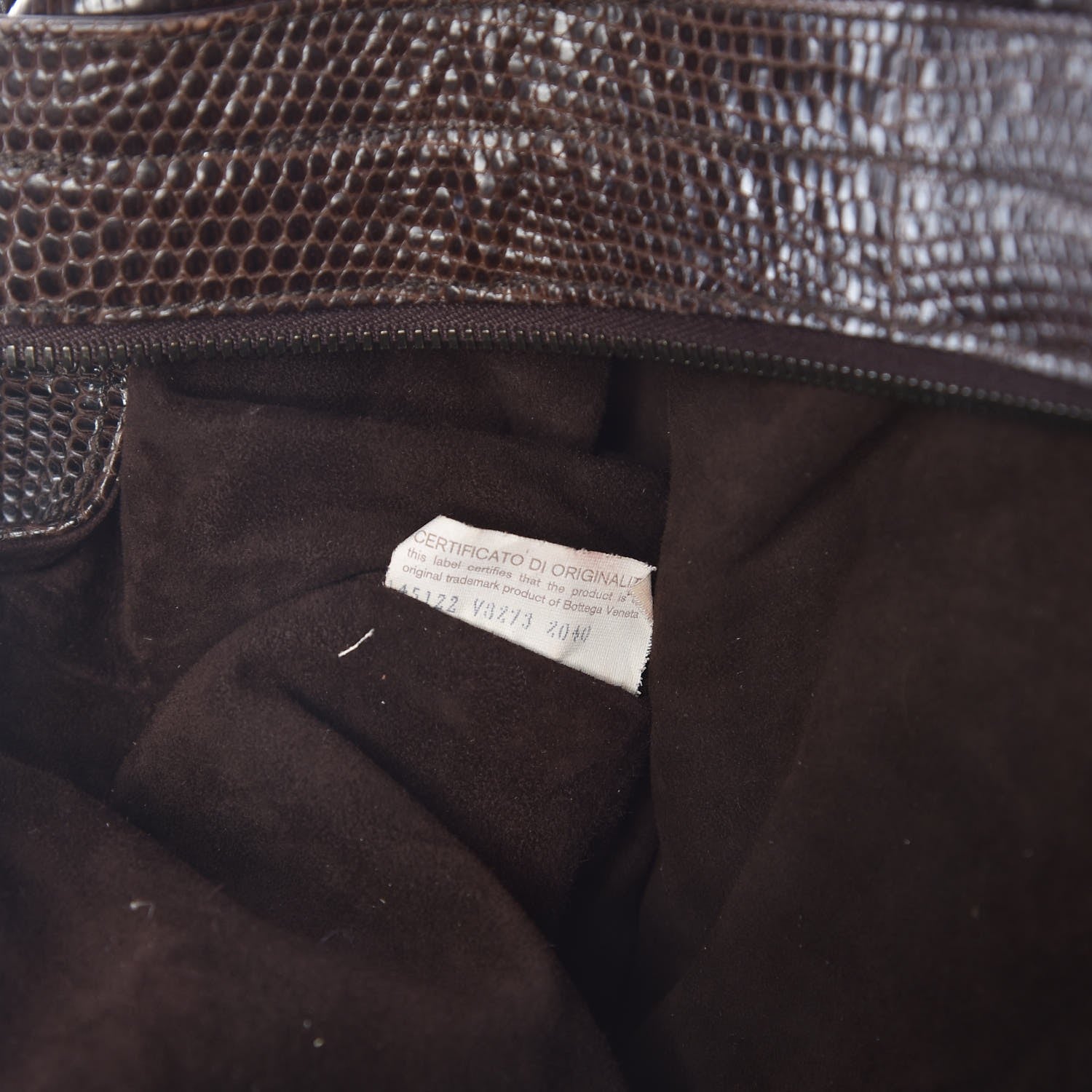 Bottega Veneta Lizard Weekender Ebano 8 of 13