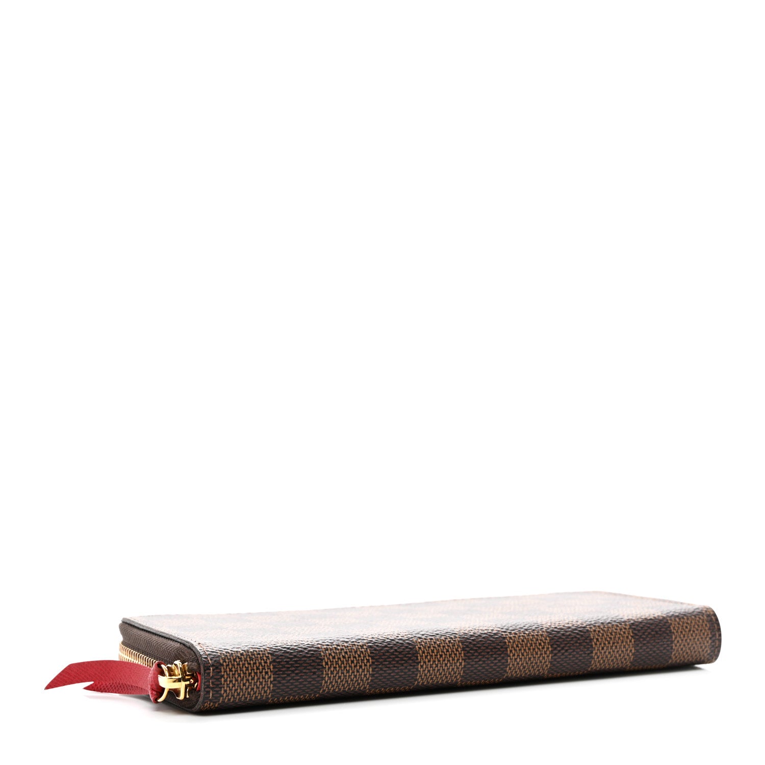 Louis Vuitton Damier Ebene Clemence Wallet Cherry 4 of 8