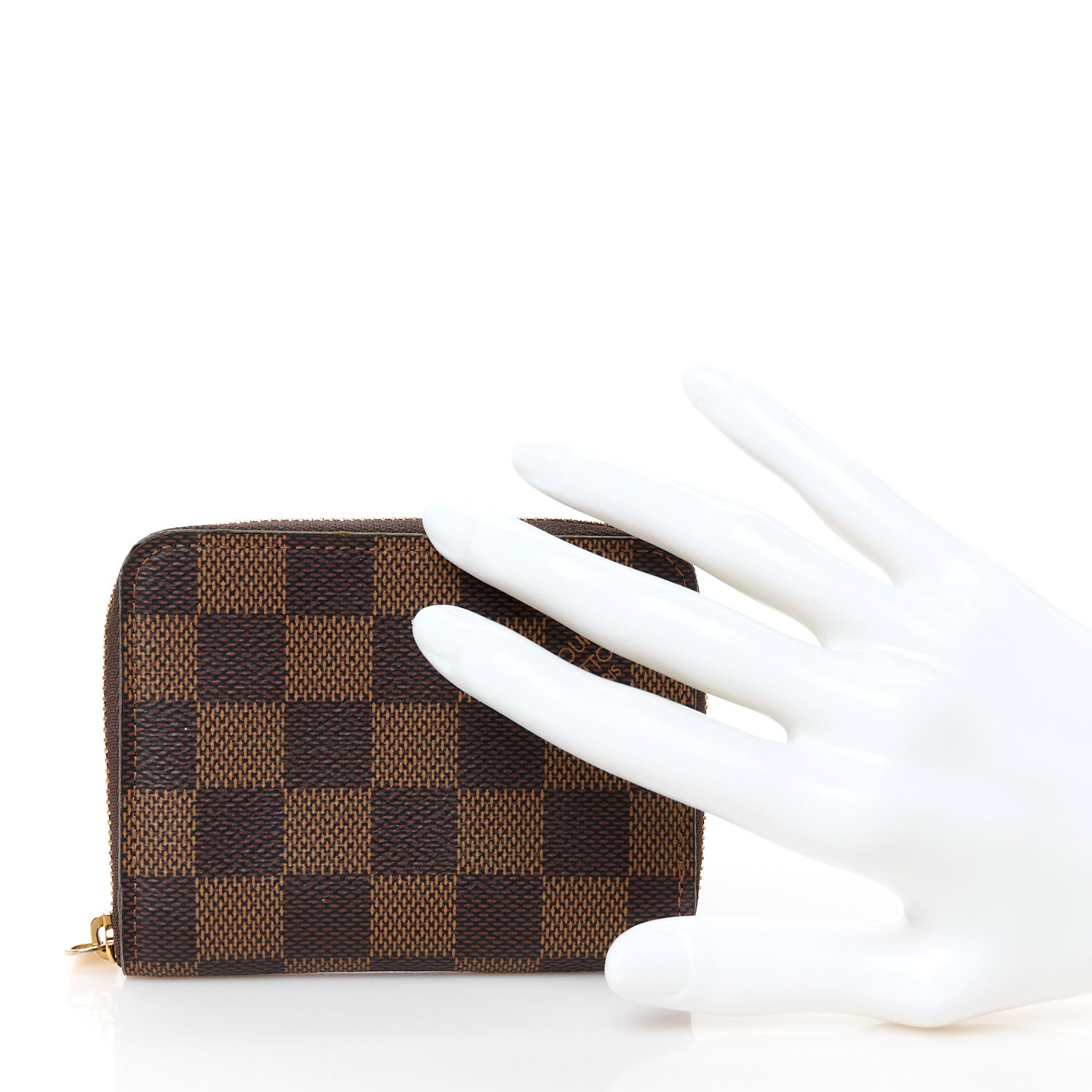 Louis Vuitton Damier Ebene Zippy Coin Purse 2 of 9