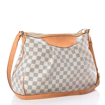 Louis Vuitton Damier Azur Siracusa MM 3 of 22