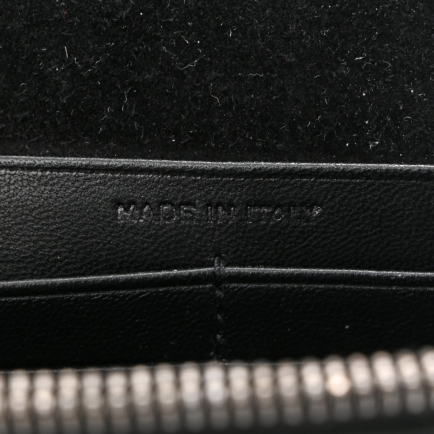 Saint Laurent Metallic Calfskin Classic Monogram Kate Tassel Chain Wallet Gun Metal 7 of 10