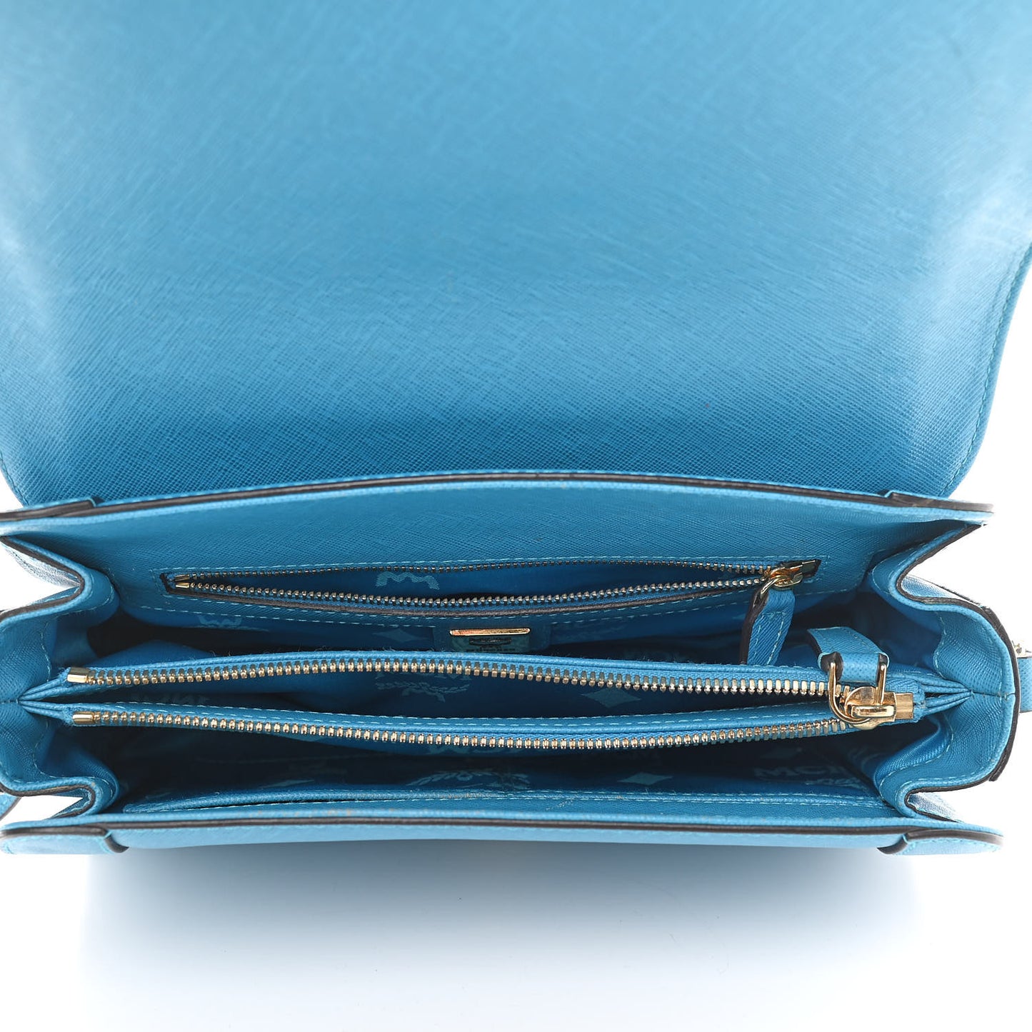 Saffiano Crossbody Bag Blue
