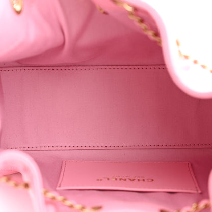 Chanel Caviar Quilted Mini Chanel 25 Handbag Pink 5 of 10