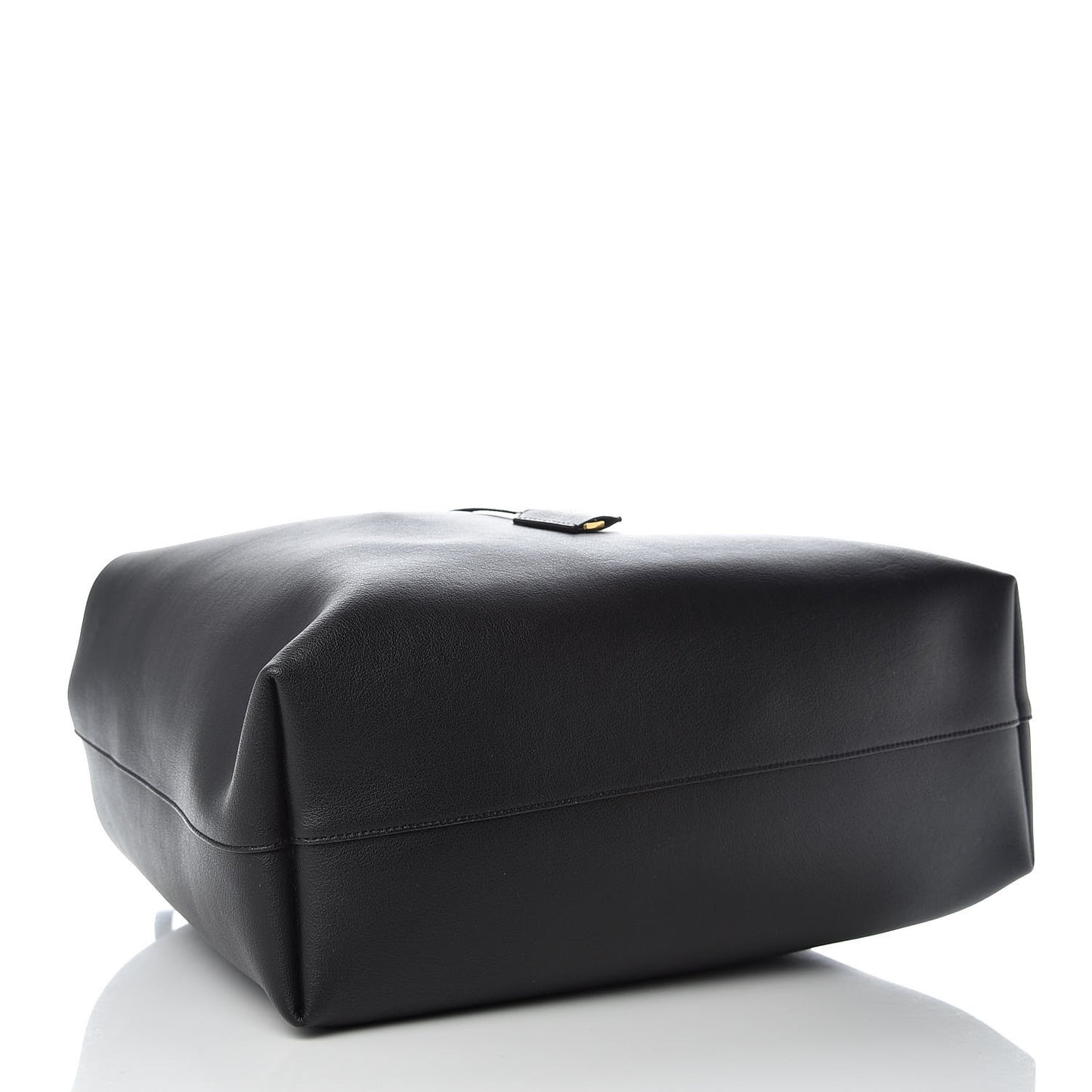 Calfskin Large Shopping Tote Black