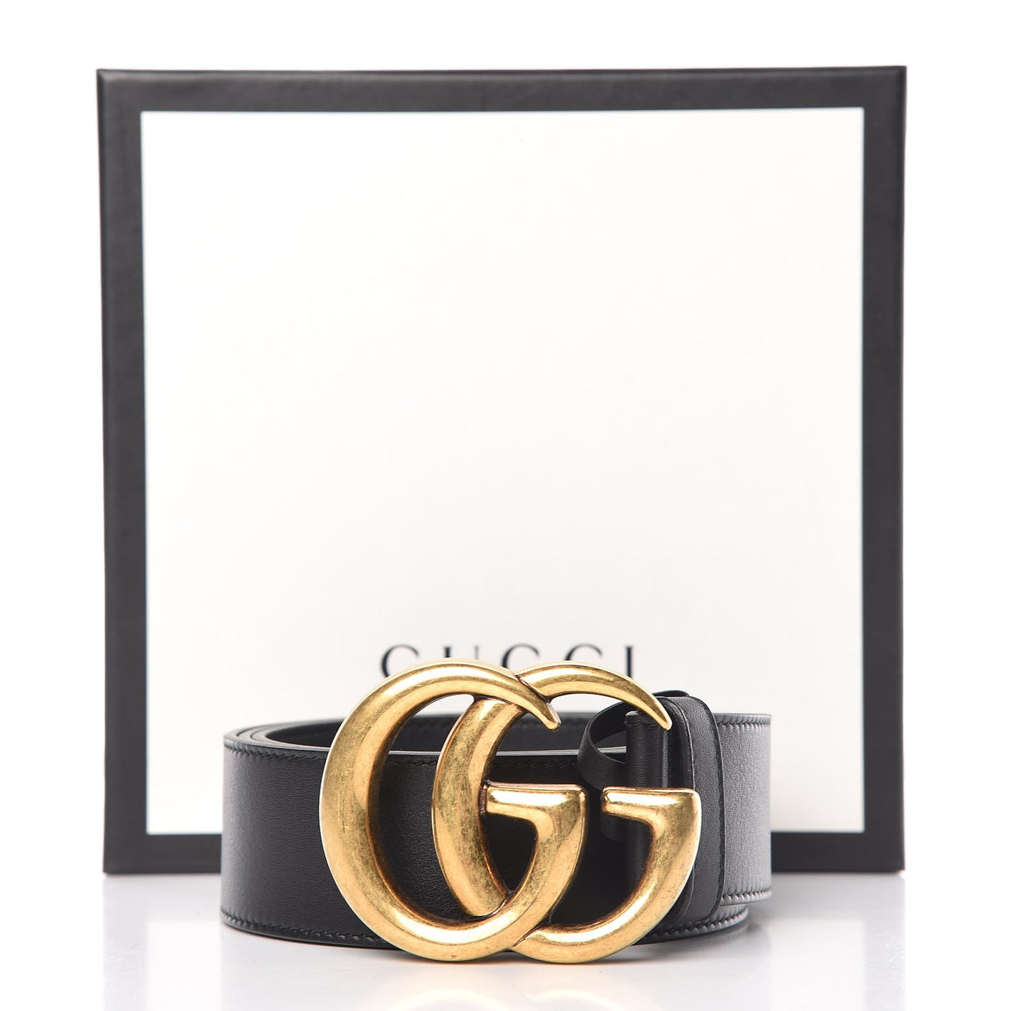 Calfskin Double G 40mm Belt 90 36 Black