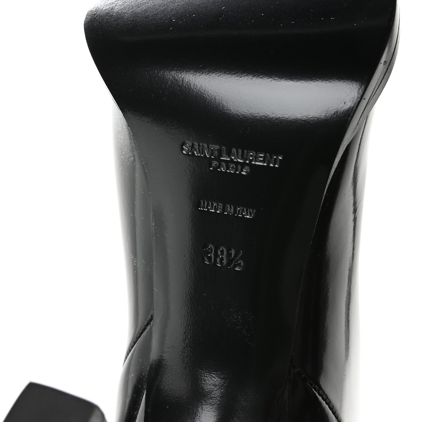 Vitello Marilyn Nina 95 Knee High Boots 38.5 Black