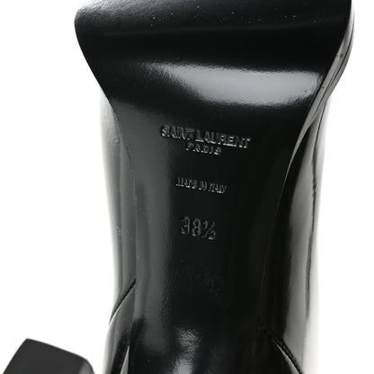 Saint Laurent Vitello Marilyn Nina 95 Knee High Boots 38.5 Black 7 of 10