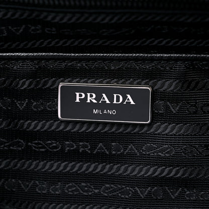 Prada Nylon Vela Medium Backpack Black 6 of 8