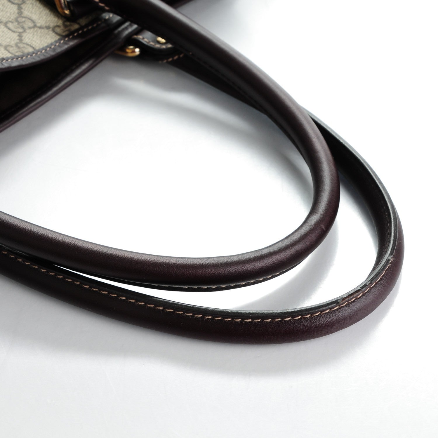 Gucci GG Plus Monogram Joy Vertical Tote Dark Brown 8 of 13