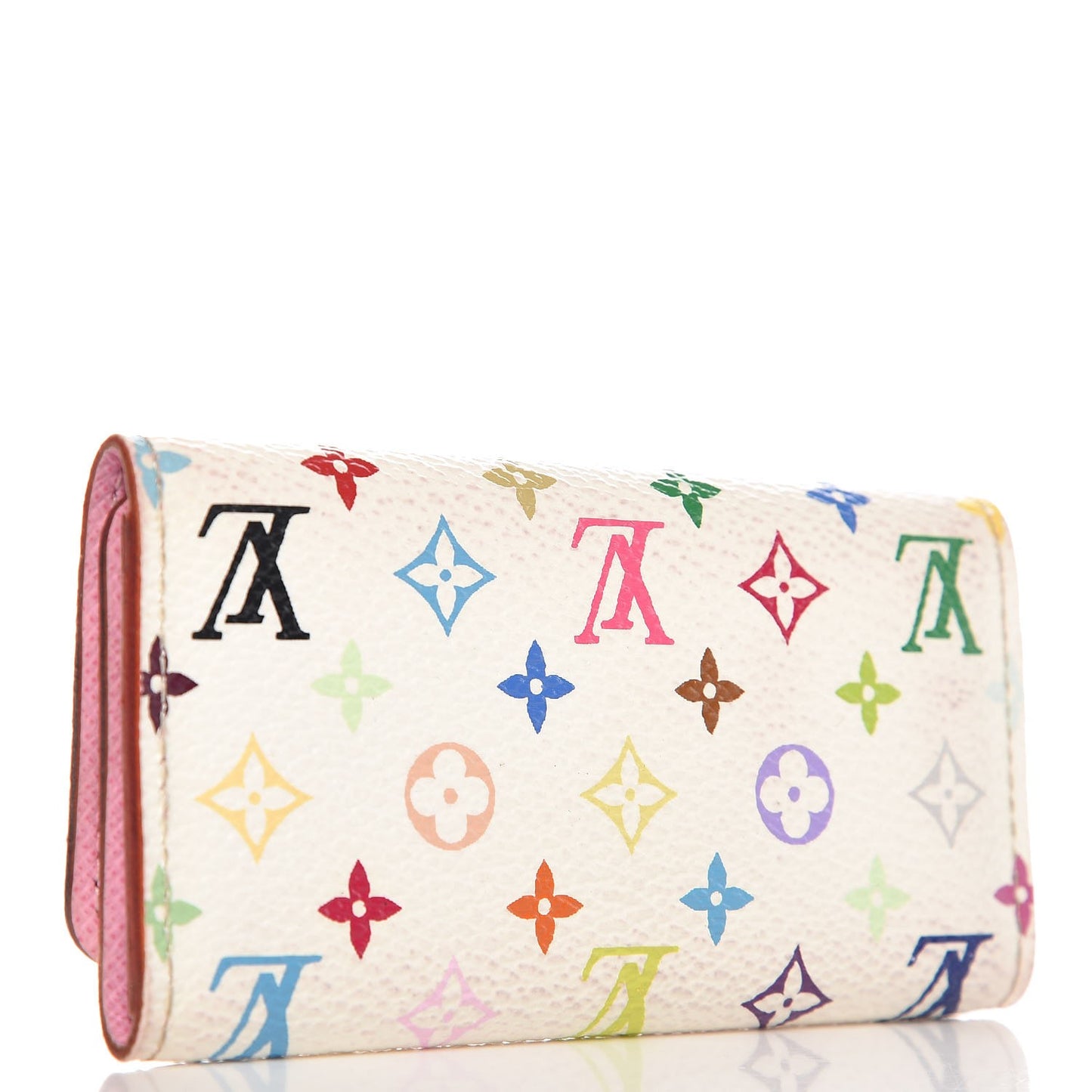 Monogram Multicolor Multicles 4 Key Holder White Litchi