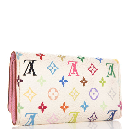 Louis Vuitton Monogram Multicolor Multicles 4 Key Holder White Litchi 3 of 11