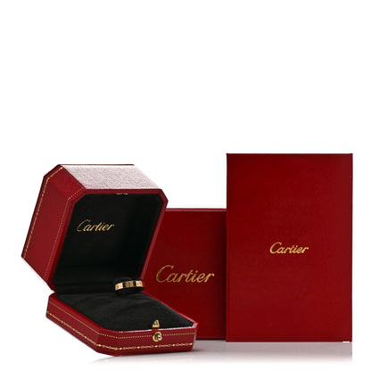Cartier 18K Yellow Gold 3.5mm LOVE Wedding Band Ring 55 7.25 5 of 5