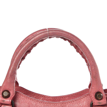 Balenciaga Agneau Classic Hardware Mini City Rose Bombon Raspberry 11 of 17