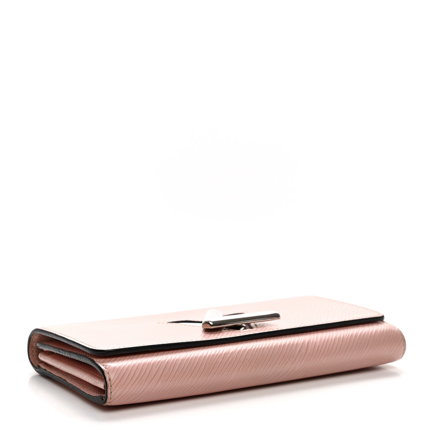 Epi Twist Wallet Rose Ballerine