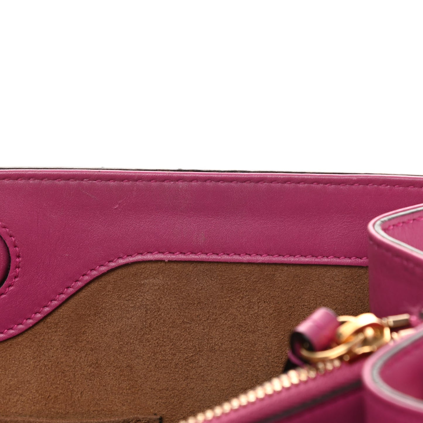 Calfskin Small Top Handle Bag Hibiscus Red New Rosette