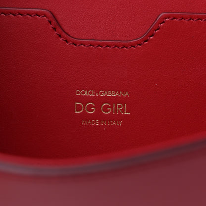 Dolce & Gabbana Nappa DG Girls Shoulder Bag Red 6 of 10
