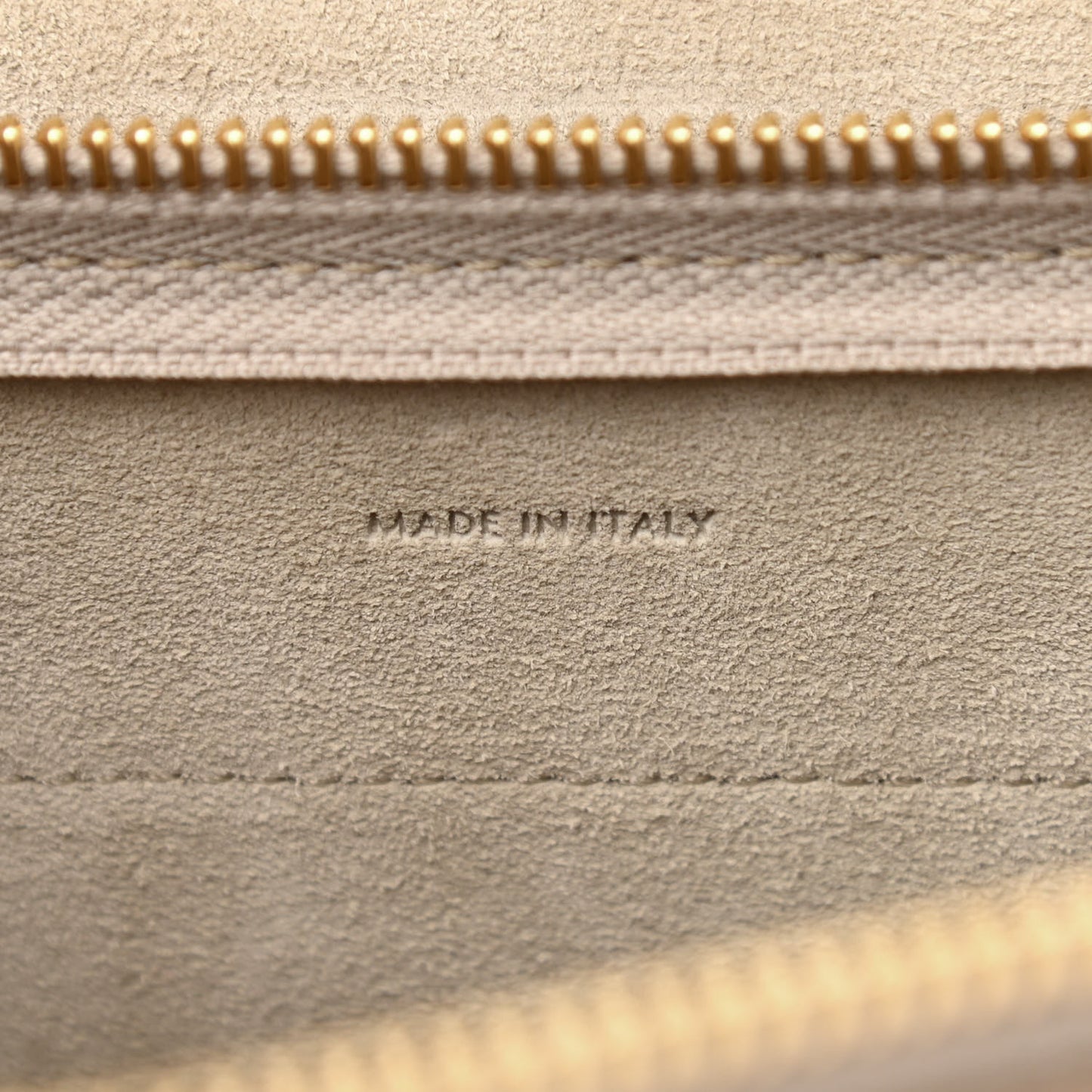 Grained Calfskin Nano Belt Bag Light Taupe