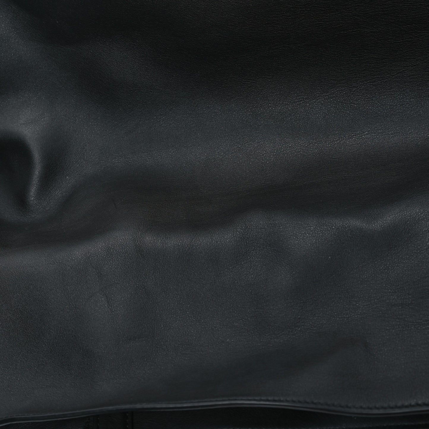 Calfskin Flamenco Knot XL Shoulder Bag Black
