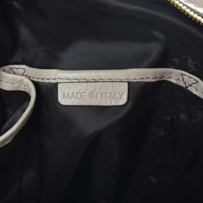 Burberry Calfskin Heart Studded Satchel Beige 7 of 16