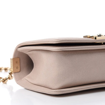 Chanel Caviar Quilted Small Boy Flap Light Beige 7 of 11