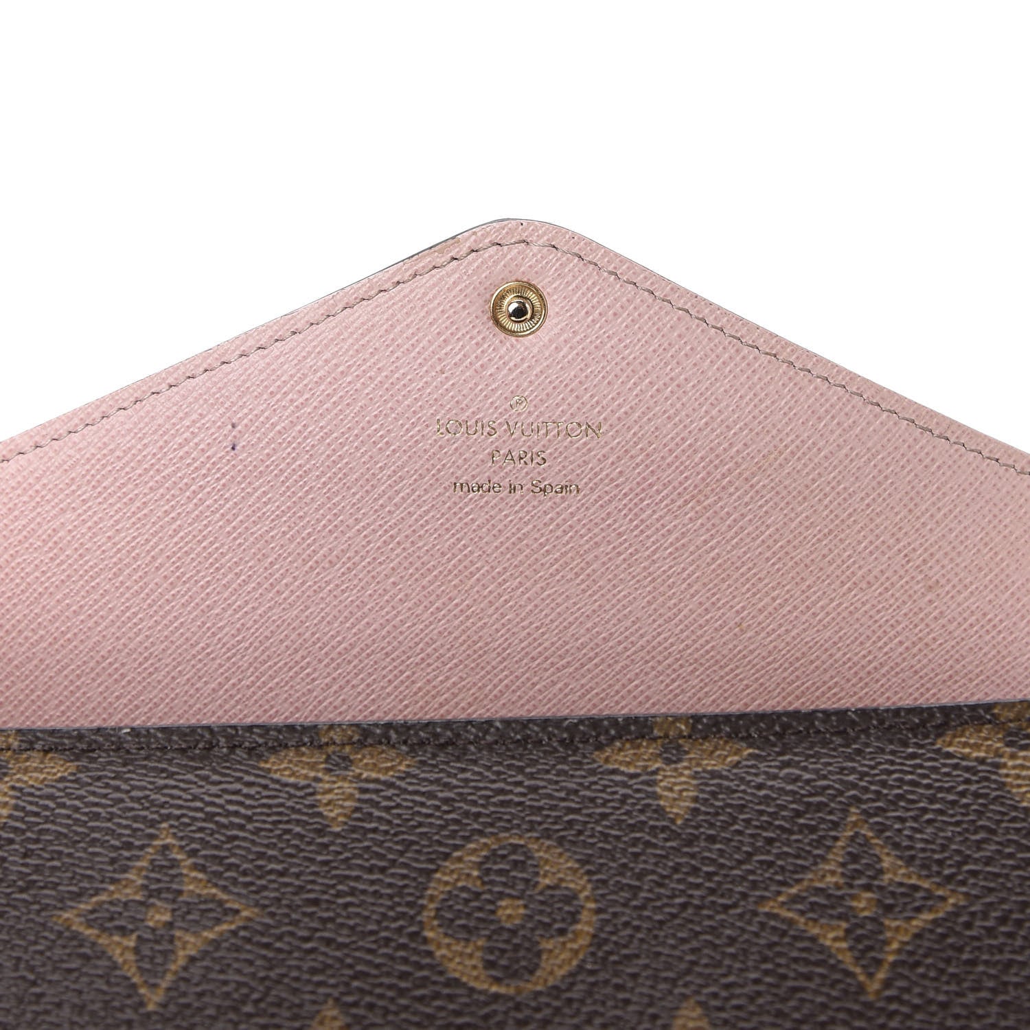 Louis Vuitton Monogram Josephine Wallet Rose Ballerine 6 of 8