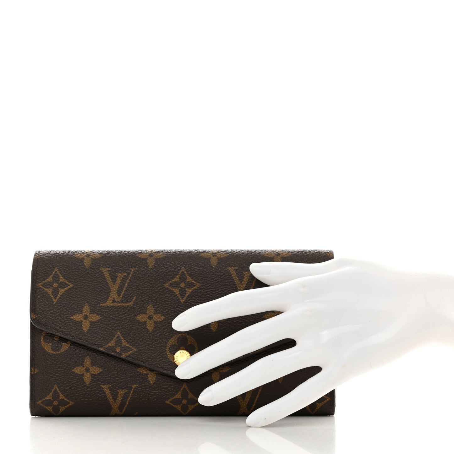 Monogram Sarah Wallet NM Coquelicot
