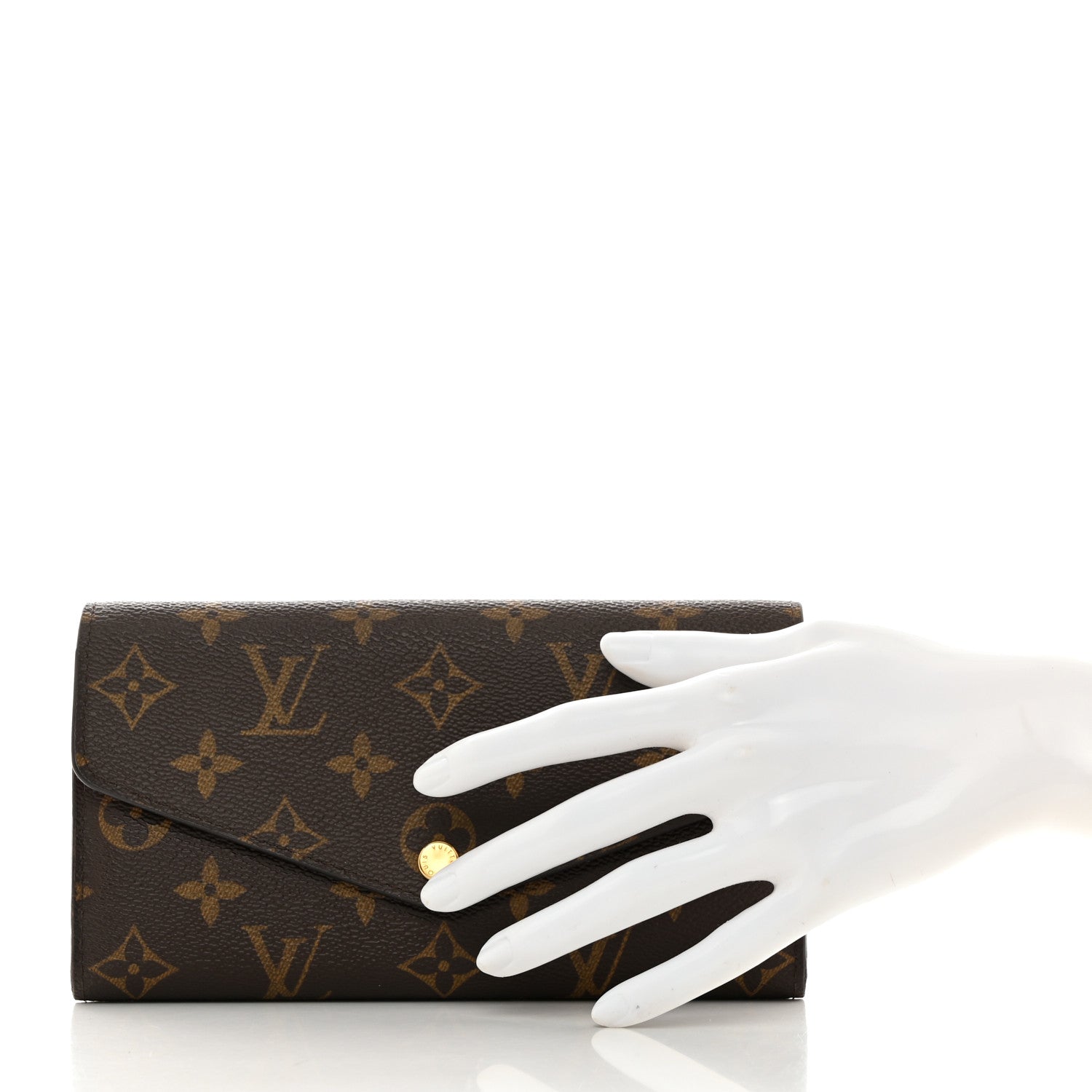 Louis Vuitton Monogram Sarah Wallet NM Coquelicot 2 of 6