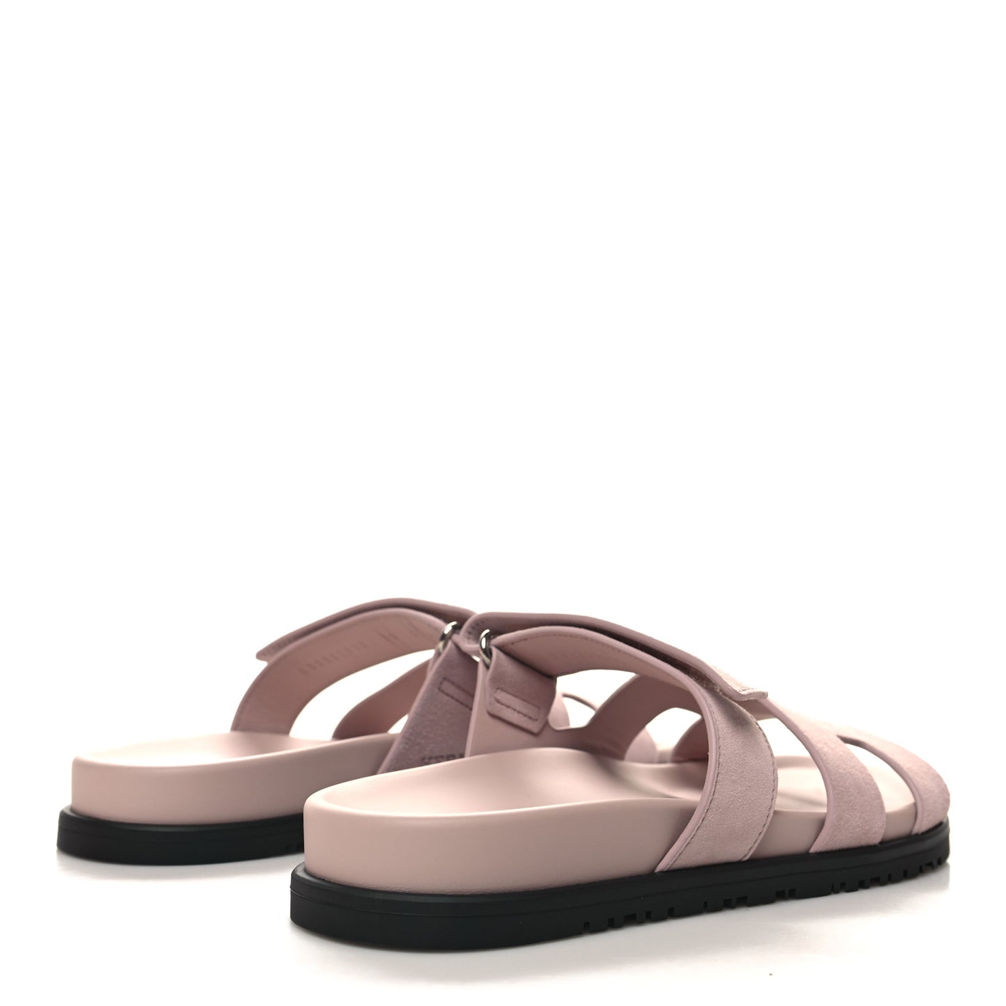 Suede Goatskin Womens Chypre Sandals 38 Rose Porcelaine