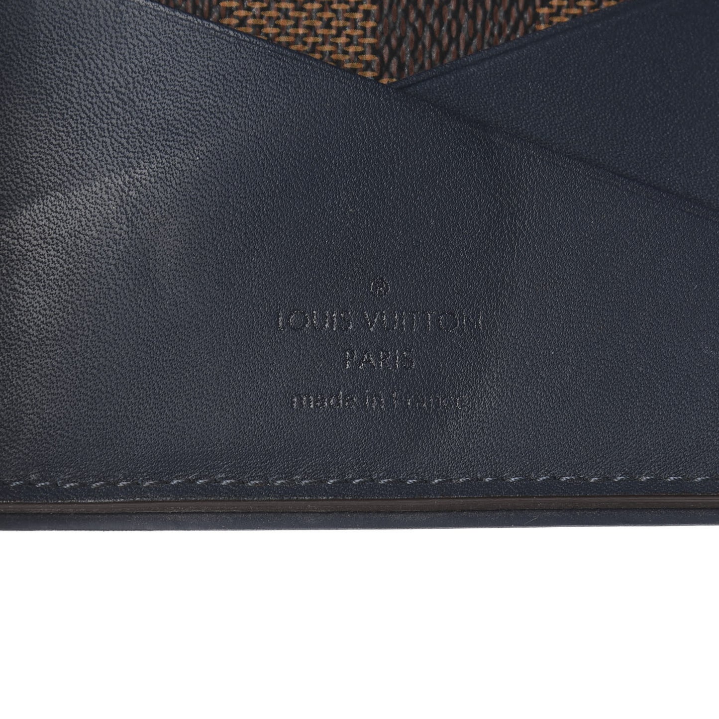 Damier Ebene Pocket Organizer NM Blue