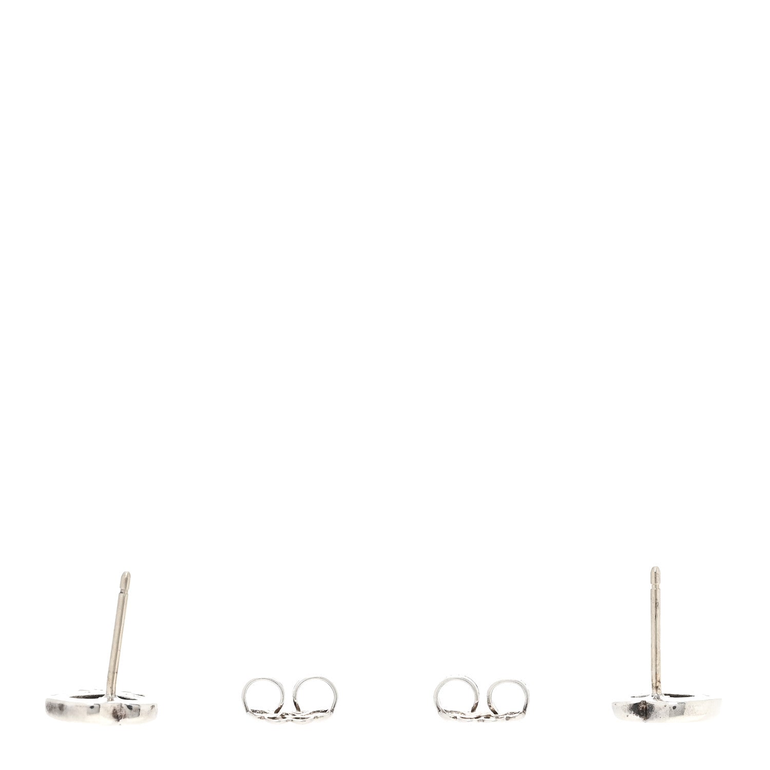 Tiffany Sterling Silver Mini Paloma Picasso Loving Heart Earrings 3 of 5