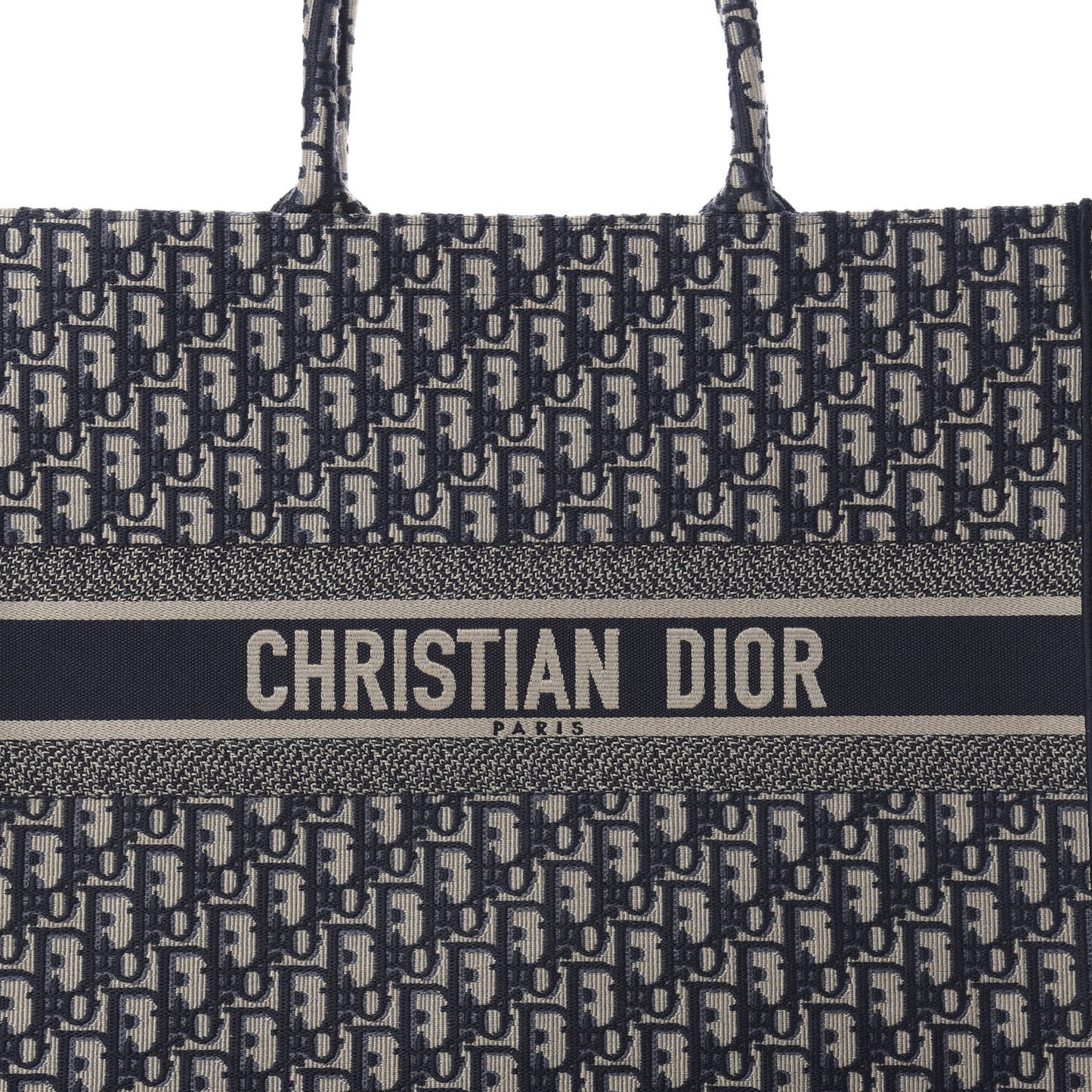 Oblique Book Tote Blue Multicolor
