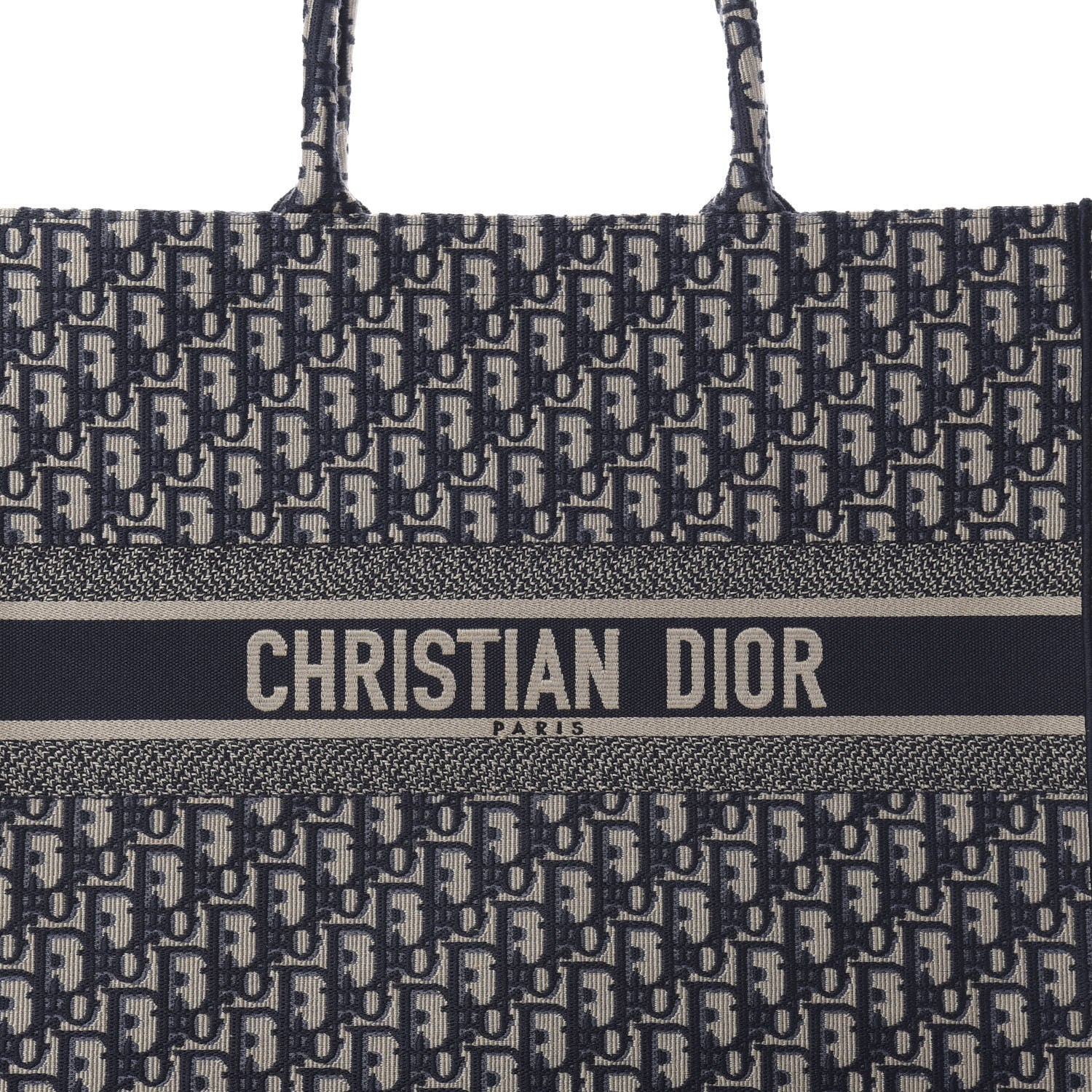 Christian Dior Oblique Book Tote Blue Multicolor 8 of 10